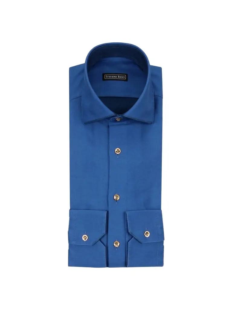 Stefano Ricci Men's Textured-Weave Spread-Collar Shirt