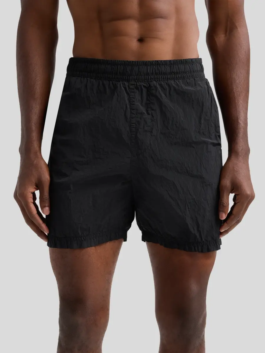 Stone Island Men's Crinkle Swim Shorts | Thumbnail 4 Stone Island Men's Crinkle Swim Shorts | Thumbnail 4