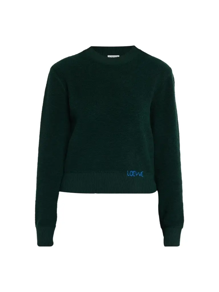 Women's Stitch Logo Wool Sweater Women's Stitch Logo Wool Sweater