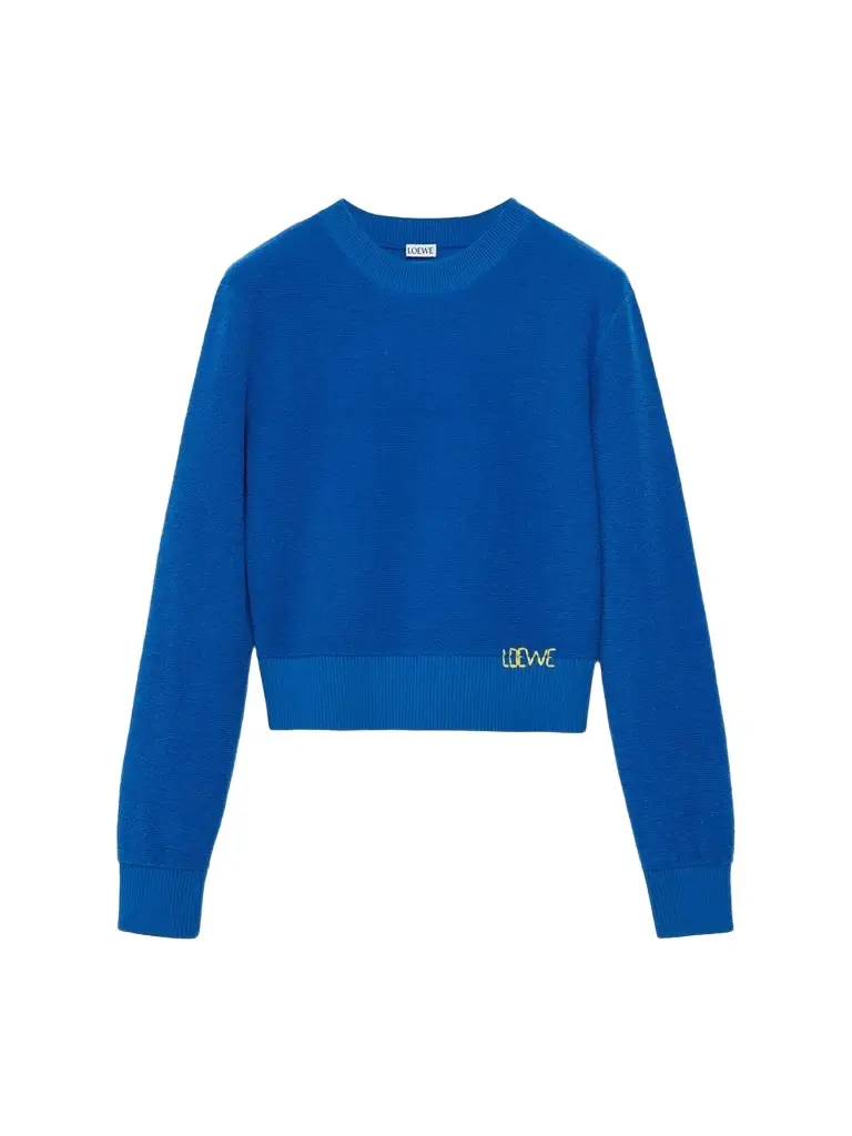 Women's Stitch Logo Wool Sweater Women's Stitch Logo Wool Sweater