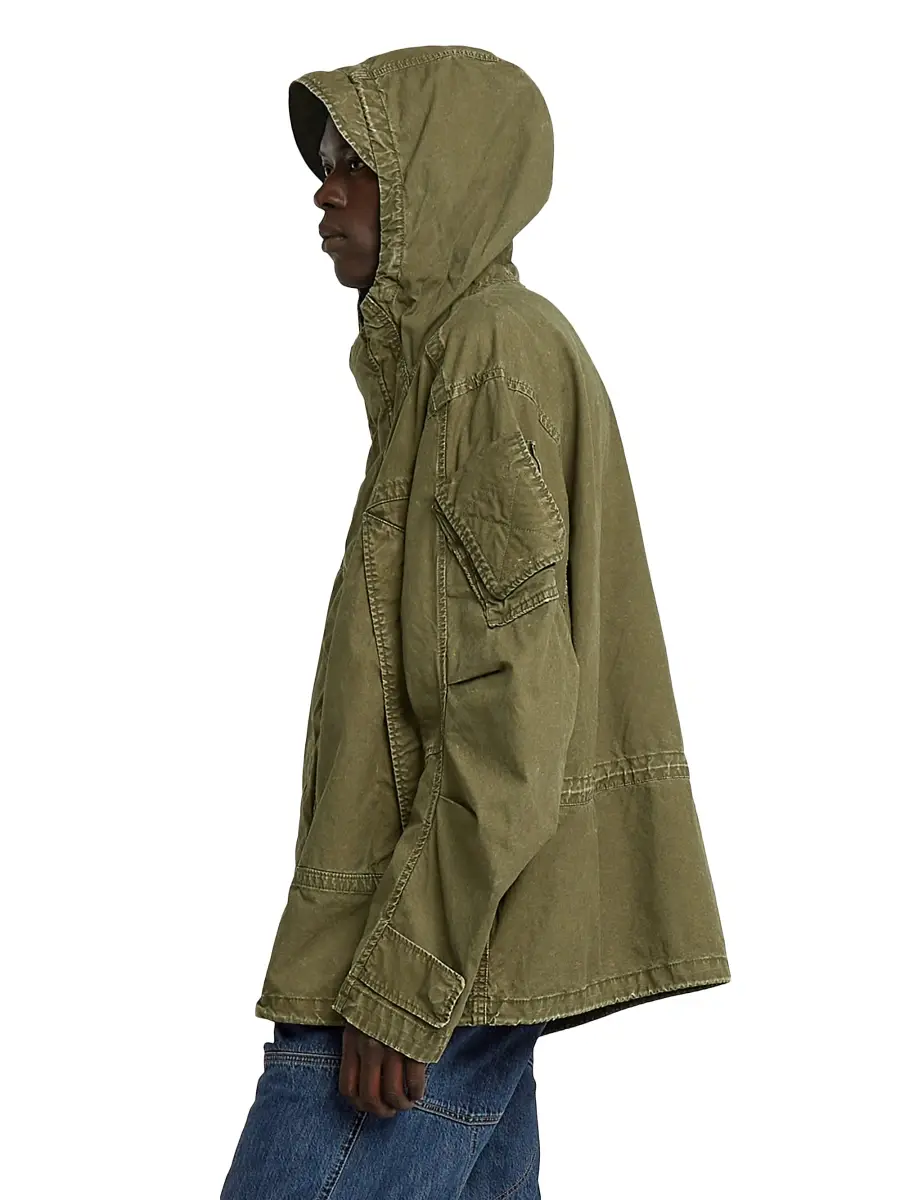 G-Star RAW Men Hooded Cotton Canvas Parka | Thumbnail 5