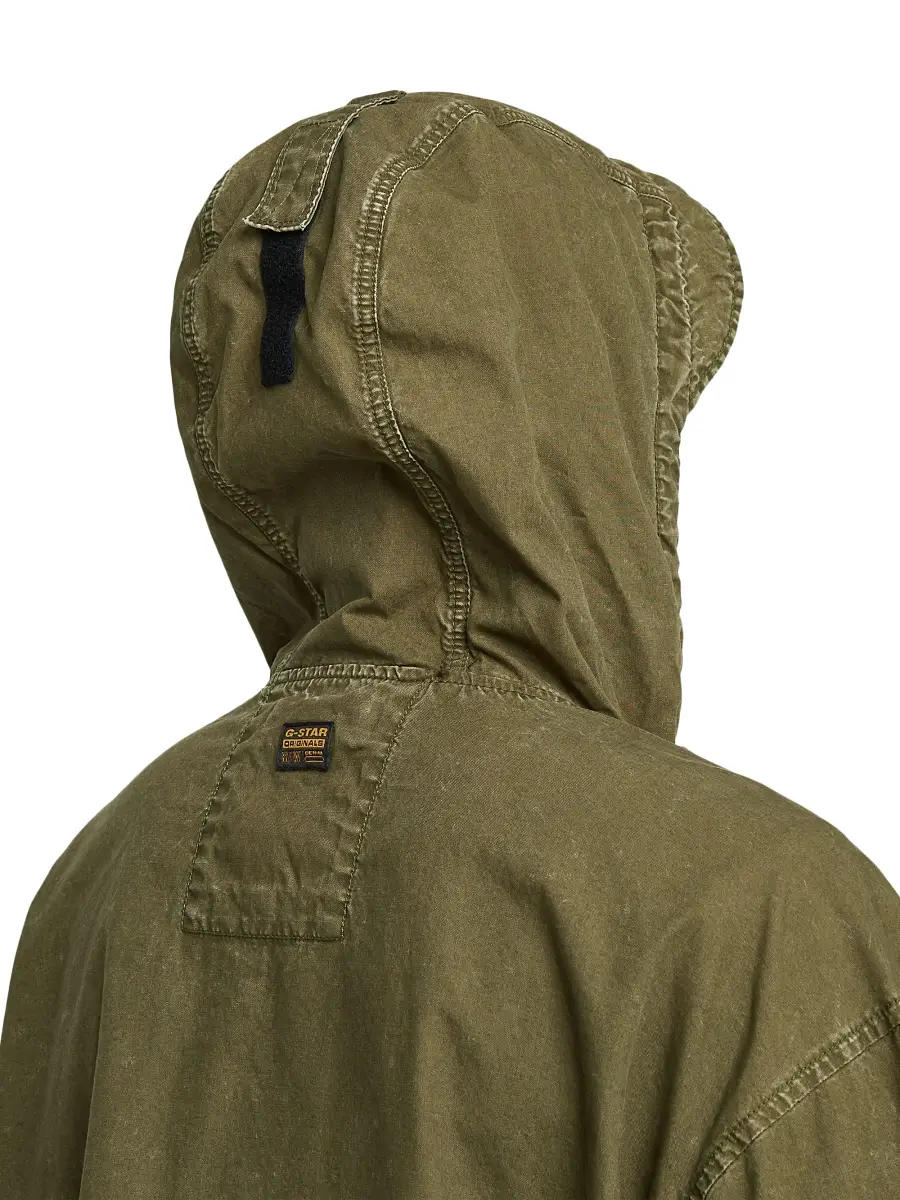 G-Star RAW Men Hooded Cotton Canvas Parka | Thumbnail 6