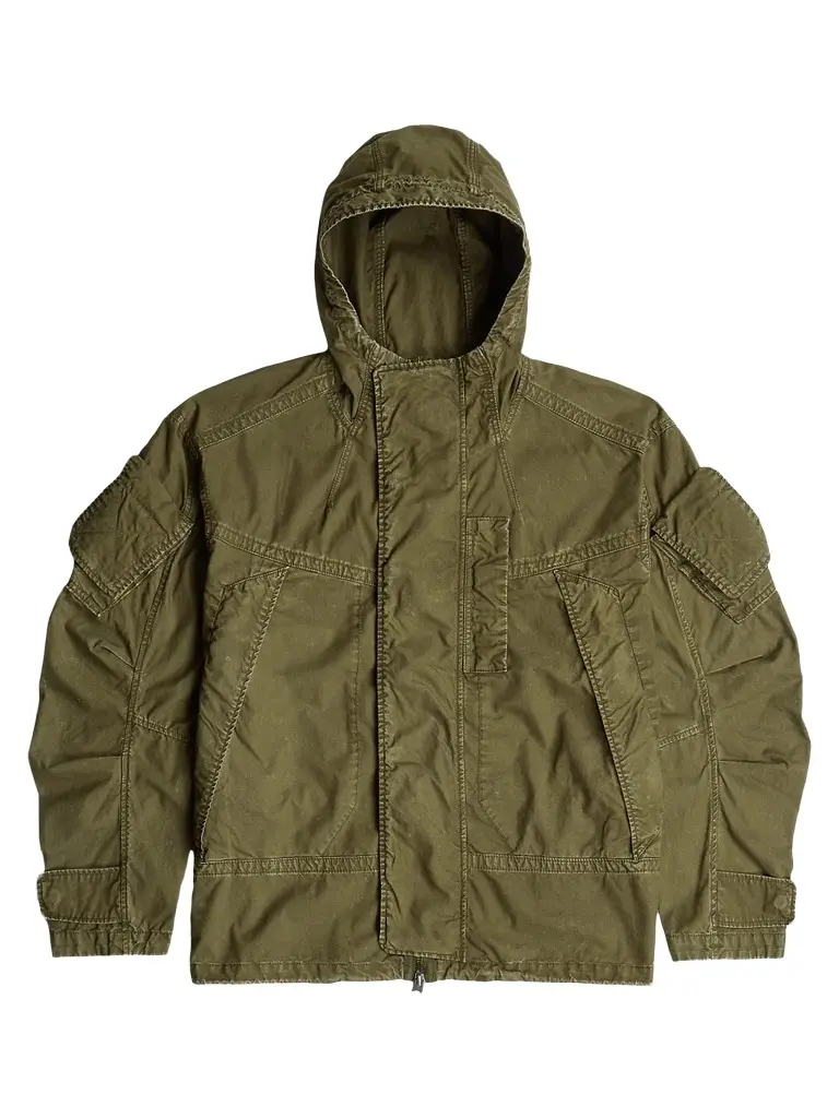 G-Star RAW Men Hooded Cotton Canvas Parka