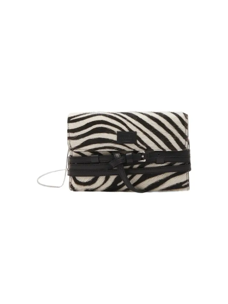Women's Zebra Calf-Hair Wallet-on-Chain Women's Zebra Calf-Hair Wallet-on-Chain