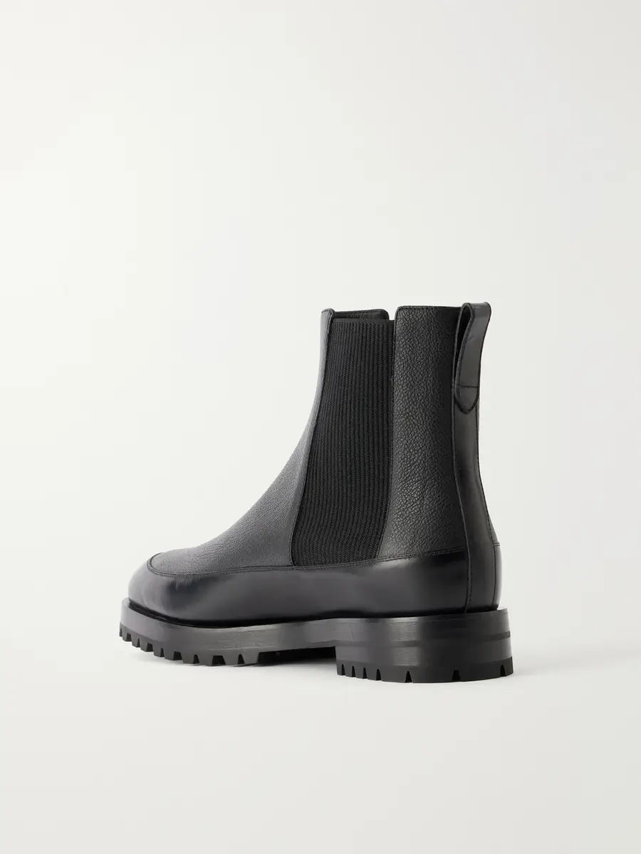 Manolo Blahnik Elvetico Manny Full-Grain Leather Chelsea Boots - Men | Thumbnail 4 Manolo Blahnik Elvetico Manny Full-Grain Leather Chelsea Boots - Men | Thumbnail 4