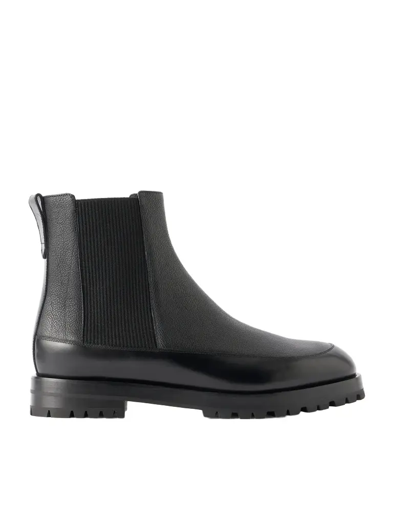 Manolo Blahnik Elvetico Manny Full-Grain Leather Chelsea Boots - Men
