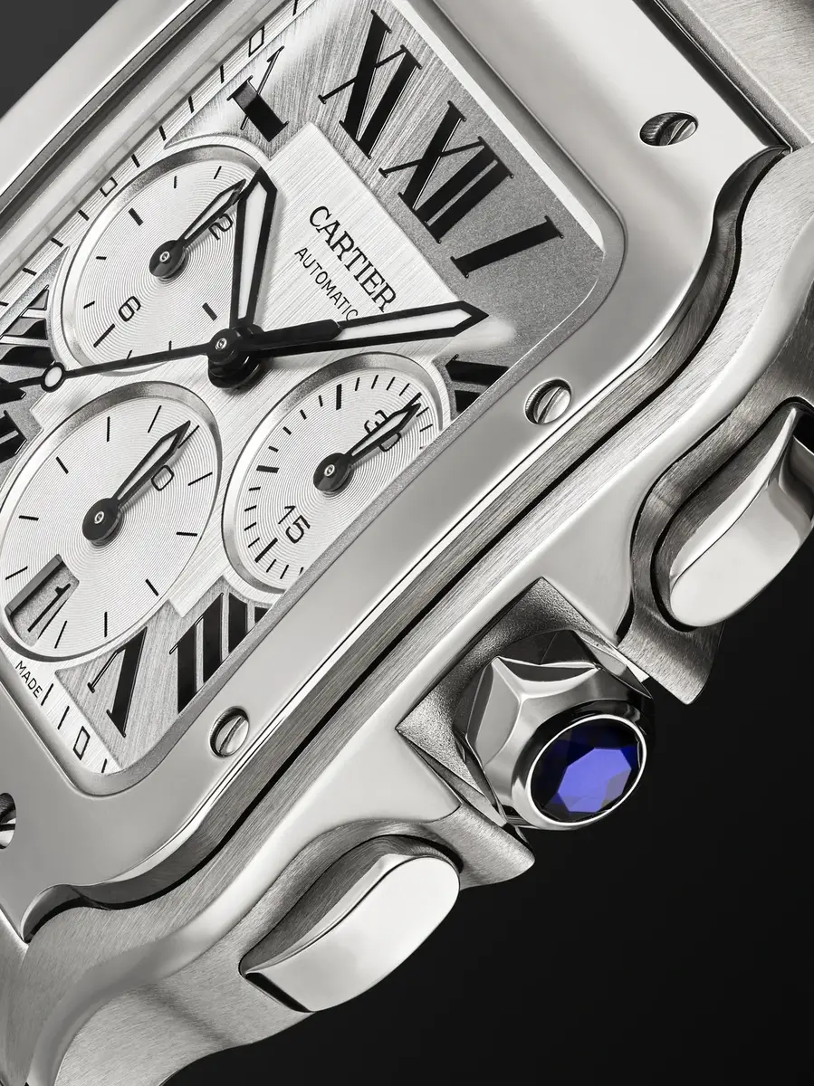 Cartier Santos de Automatic Chronograph Stainless Steel Watch, ref.CRWSSA0083 - Men | Thumbnail 5 Cartier Santos de Automatic Chronograph Stainless Steel Watch, ref.CRWSSA0083 - Men | Thumbnail 5
