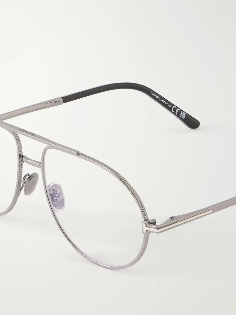 Tom Ford Aviator-Style Titanium Glasses - Men | Thumbnail 5 Tom Ford Aviator-Style Titanium Glasses - Men | Thumbnail 5