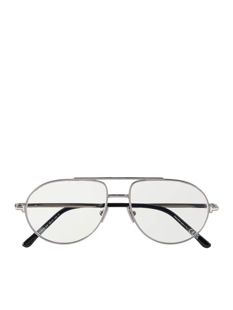 Tom Ford Aviator-Style Titanium Glasses - Men