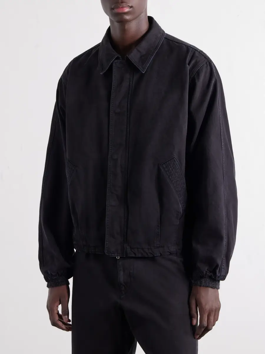 YOKE Garment-Dyed Cotton-Twill Blouson Jacket - Men | Thumbnail 3 YOKE Garment-Dyed Cotton-Twill Blouson Jacket - Men | Thumbnail 3