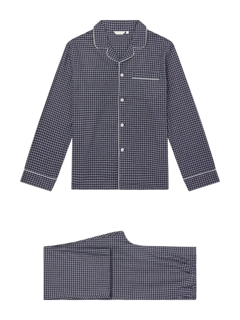 Derek Rose Braemar 32 Checked Cotton-Twill Pyjama Set - Men