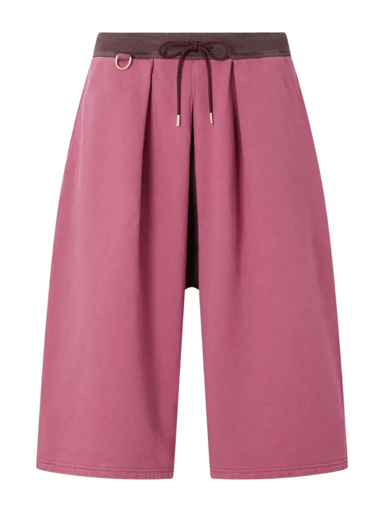KAPITAL Wide-Leg Cotton-Jersey Drawstring Shorts - Men