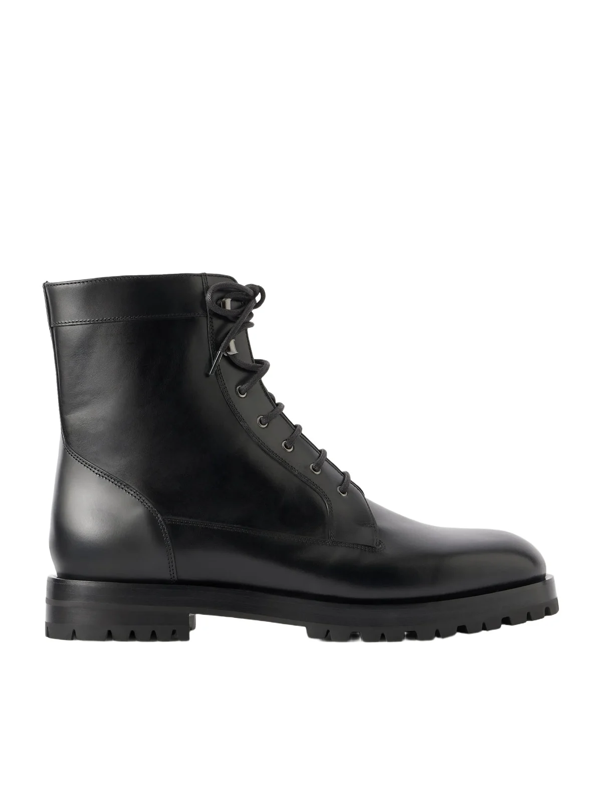 Manolo Blahnik Ambleside Manny Leather Lace-Up Boots - Men