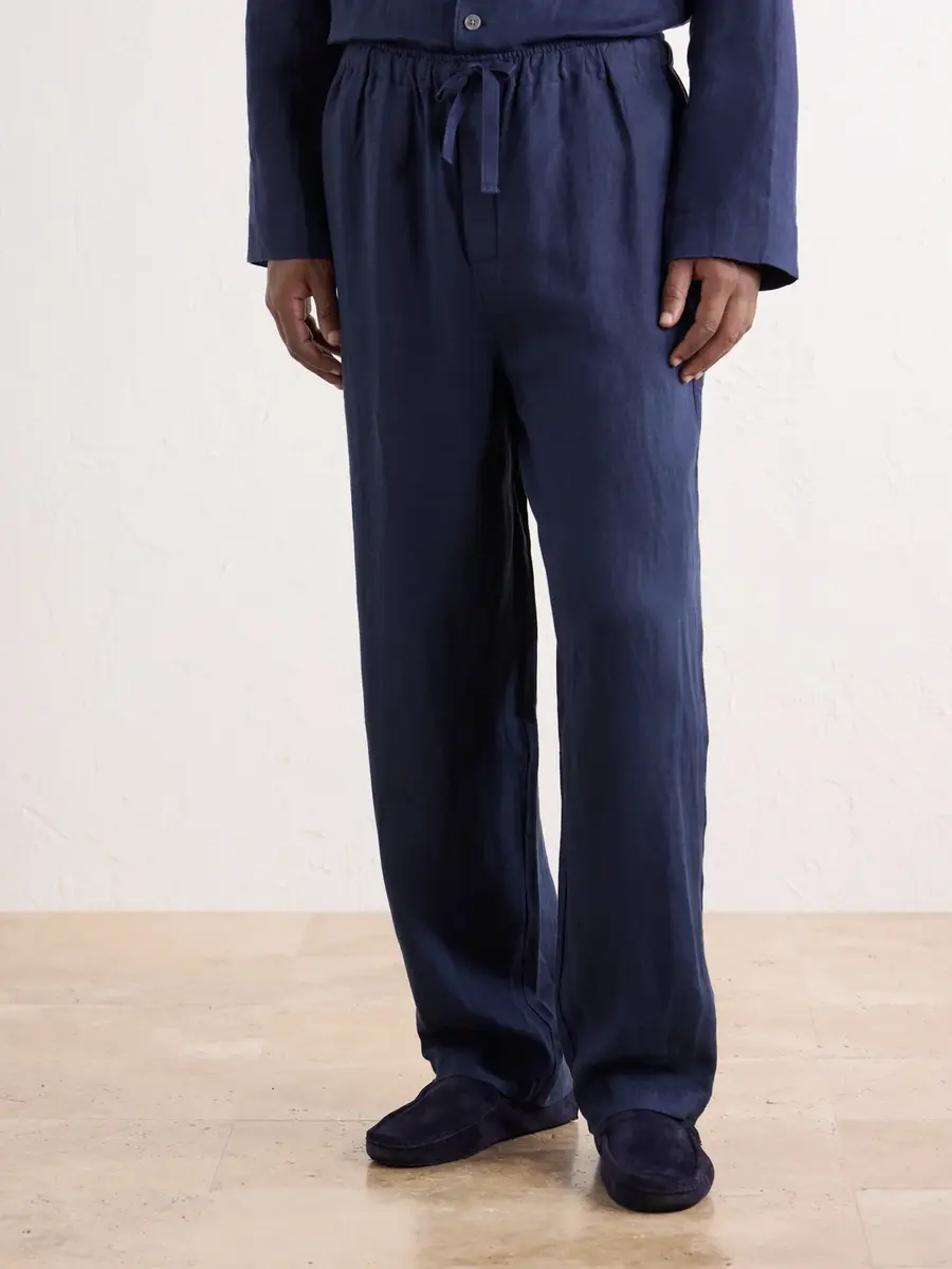 Derek Rose Sicily 1 Linen-Canvas Pyjama Set - Men | Thumbnail 3 Derek Rose Sicily 1 Linen-Canvas Pyjama Set - Men | Thumbnail 3
