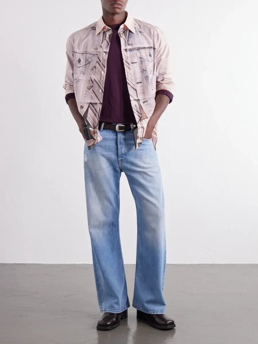 Acne Studios Trompe-L'oeil Cotton-Poplin Shirt - Men | Thumbnail 2 Acne Studios Trompe-L'oeil Cotton-Poplin Shirt - Men | Thumbnail 2