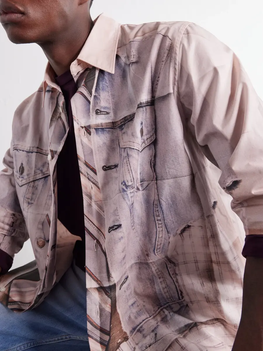Acne Studios Trompe-L'oeil Cotton-Poplin Shirt - Men | Thumbnail 5 Acne Studios Trompe-L'oeil Cotton-Poplin Shirt - Men | Thumbnail 5