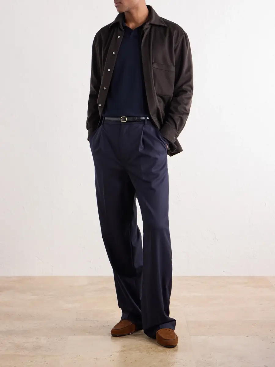 Rubinacci Sea Island Cotton Polo Shirt - Men | Thumbnail 2 Rubinacci Sea Island Cotton Polo Shirt - Men | Thumbnail 2