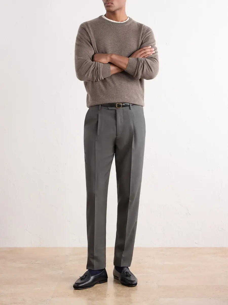 Rubinacci Cashmere Sweater - Men | Thumbnail 2 Rubinacci Cashmere Sweater - Men | Thumbnail 2