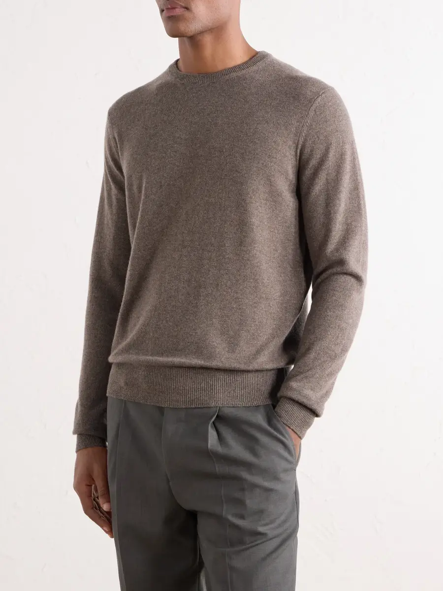 Rubinacci Cashmere Sweater - Men | Thumbnail 3 Rubinacci Cashmere Sweater - Men | Thumbnail 3