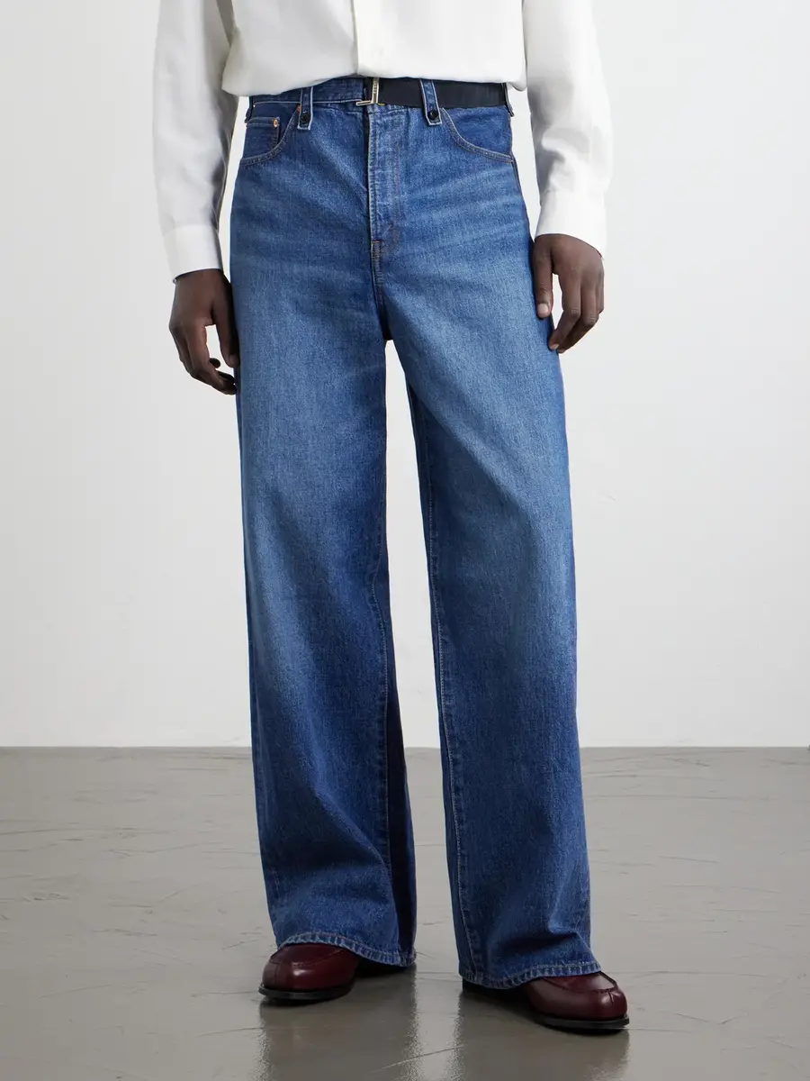 Sacai Levi's Wide-Leg Belted Jeans - Men | Thumbnail 3 Sacai Levi's Wide-Leg Belted Jeans - Men | Thumbnail 3
