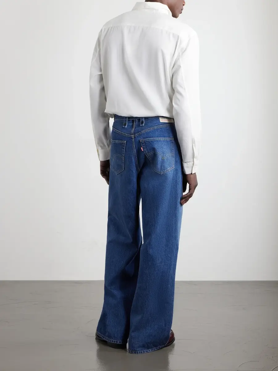 Sacai Levi's Wide-Leg Belted Jeans - Men | Thumbnail 4 Sacai Levi's Wide-Leg Belted Jeans - Men | Thumbnail 4