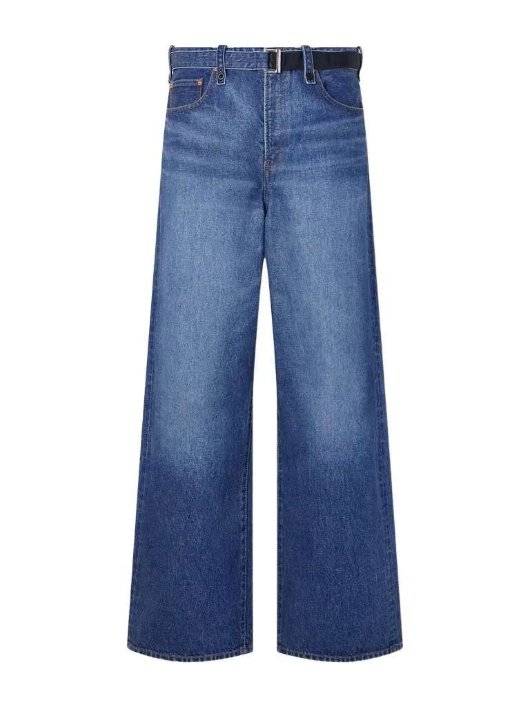 Sacai Levi's Wide-Leg Belted Jeans - Men