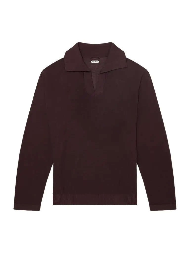 Knitted Cotton-Crepe Polo Shirt - Men