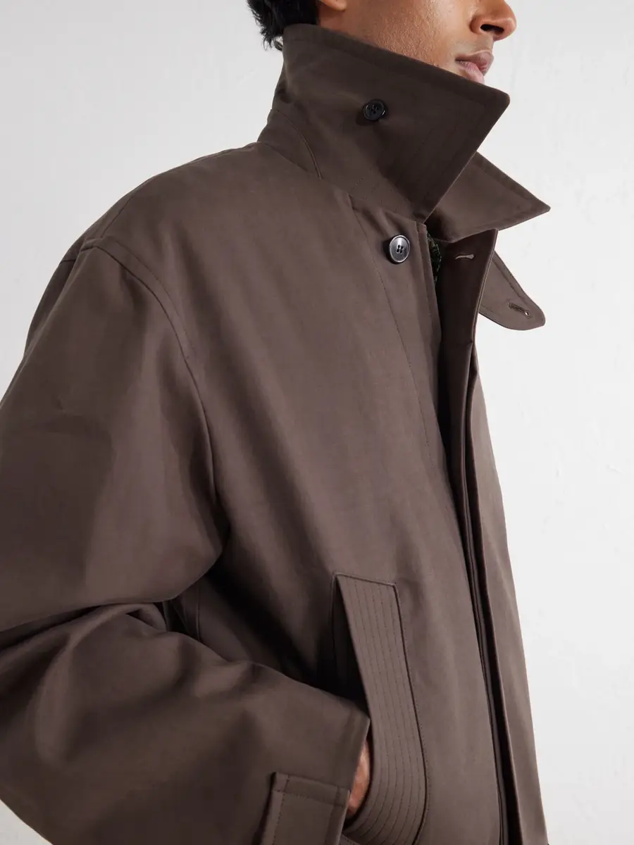 Dries Van Noten Belted Cotton-Blend Gabardine Blouson Jacket - Men | Thumbnail 5
