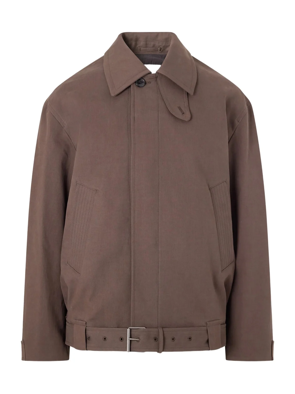 Belted Cotton-Blend Gabardine Blouson Jacket - Men