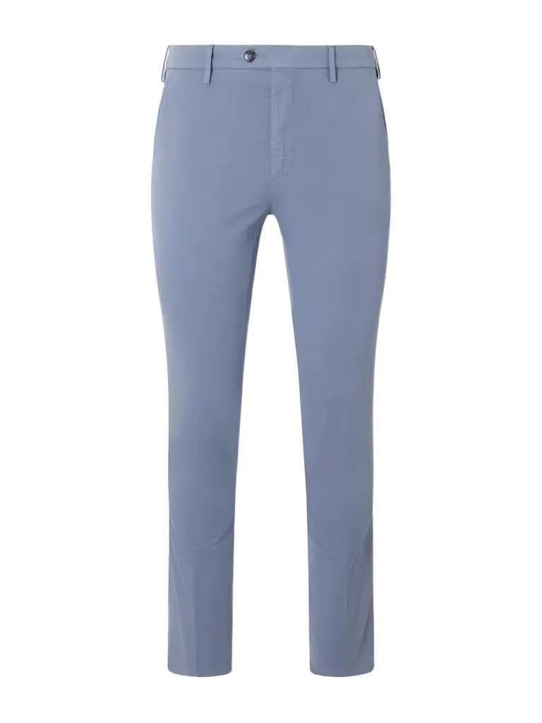 Canali Straight-Leg Stretch-Cotton Twill Trousers - Men