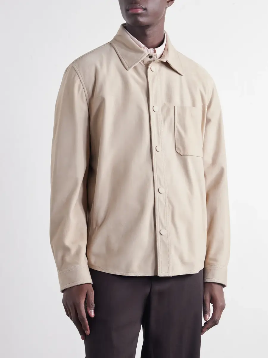 Slowear Montedoro Suede Overshirt - Men | Thumbnail 3 Slowear Montedoro Suede Overshirt - Men | Thumbnail 3