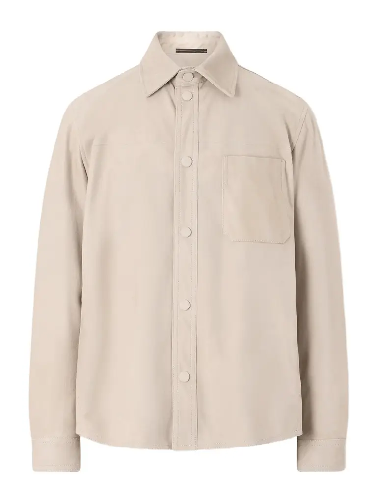 Slowear Montedoro Suede Overshirt - Men