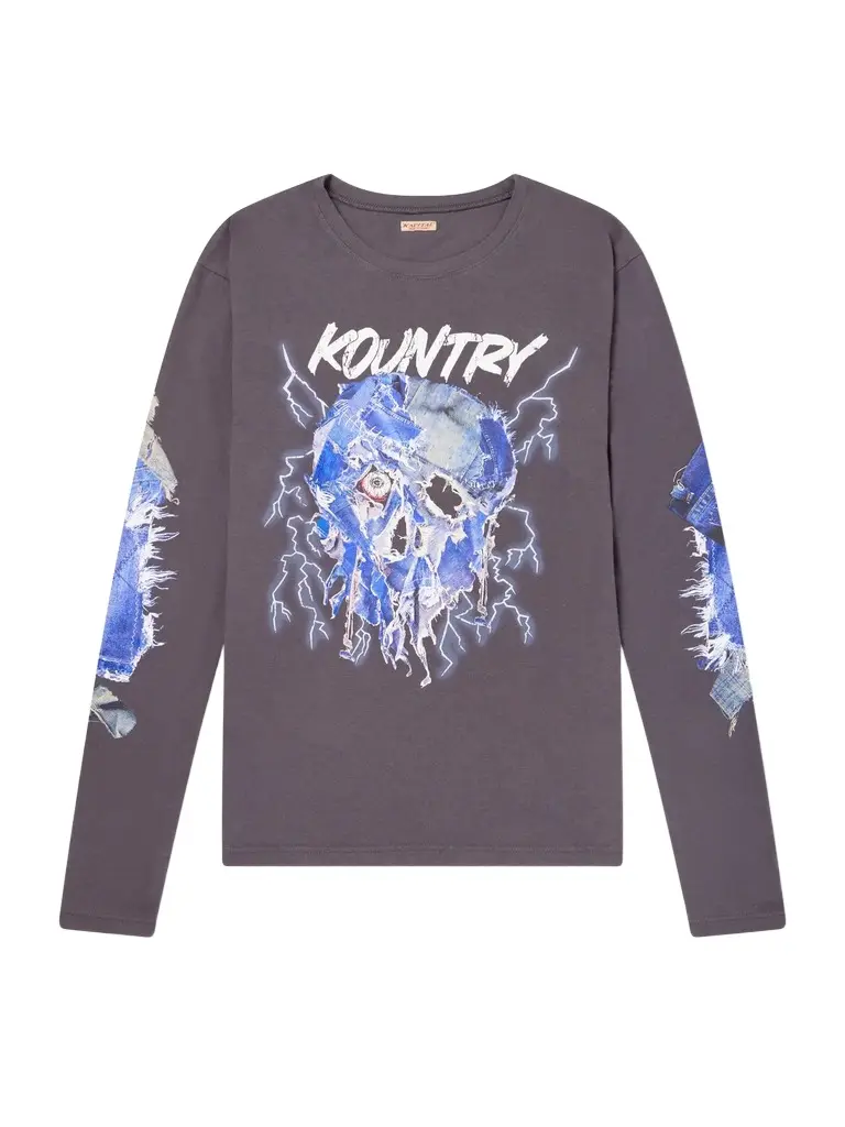 KAPITAL Printed Cotton-Jersey T-Shirt - Men