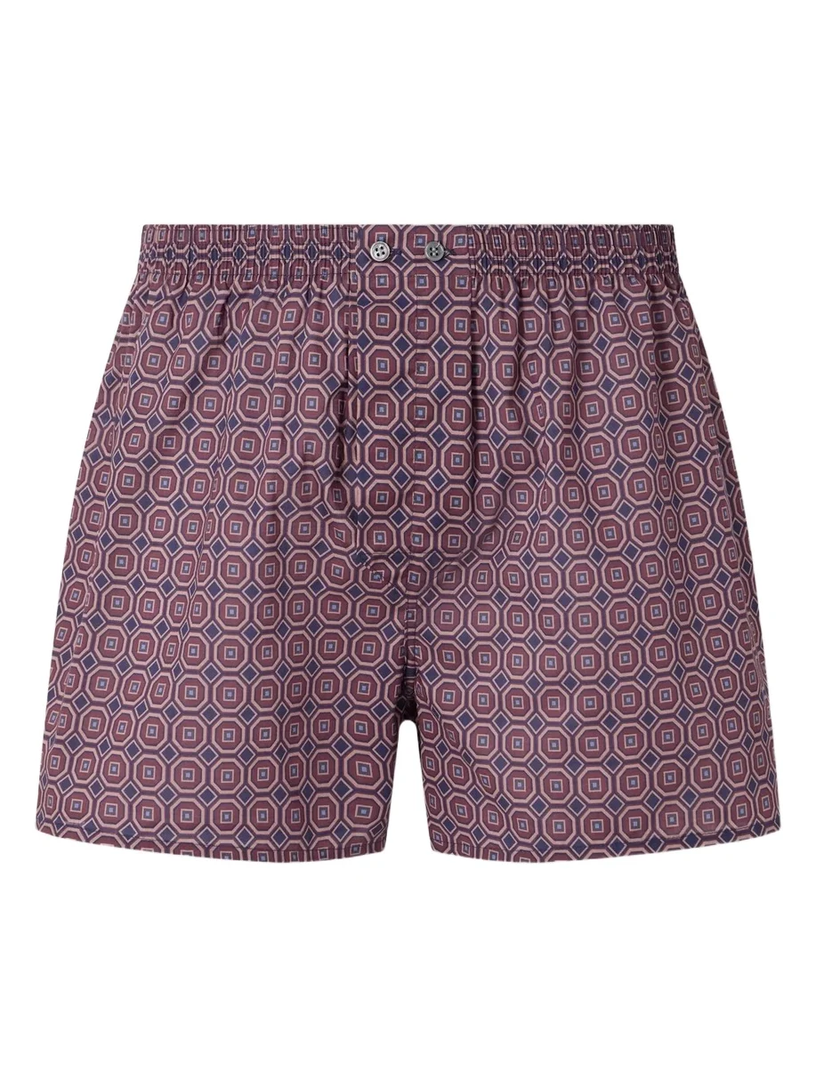 Ledbury 108 Printed Cotton-Poplin Boxer Briefs - Men