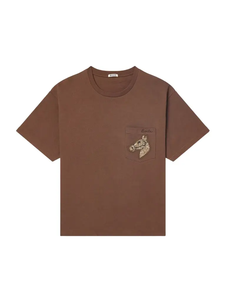 BODE Sequin-Embellished Cotton-Jersey T-Shirt - Men