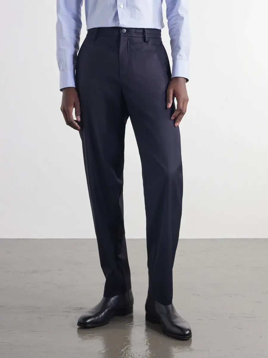 Canali Tapered Stretch-Wool Gabardine Trousers - Men | Thumbnail 3 Canali Tapered Stretch-Wool Gabardine Trousers - Men | Thumbnail 3