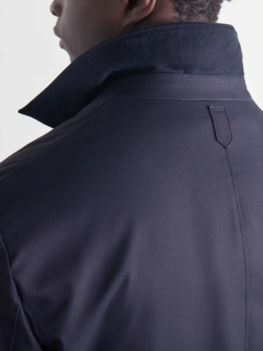 Canali Wool-Trimmed Gabardine Hybrid Down Coat - Men | Thumbnail 5 Canali Wool-Trimmed Gabardine Hybrid Down Coat - Men | Thumbnail 5