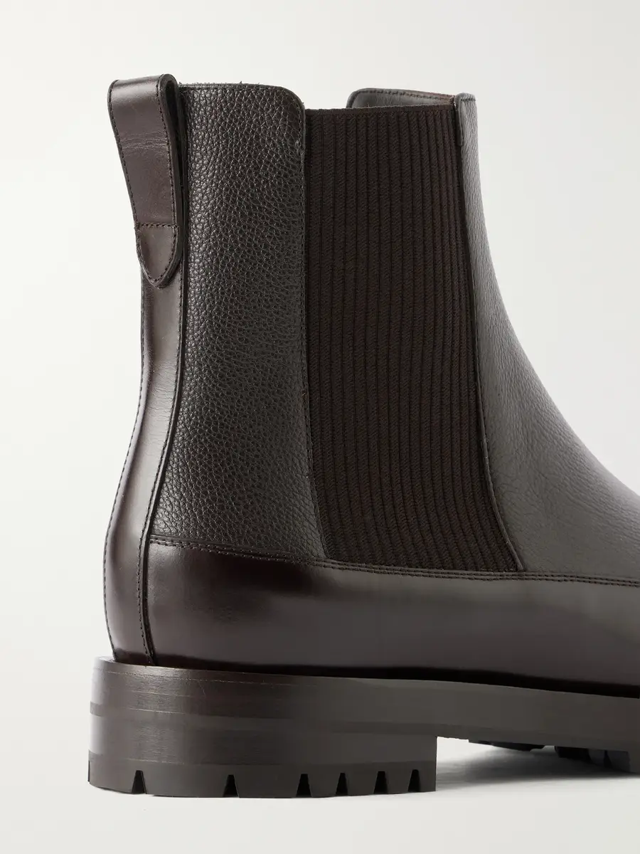 Manolo Blahnik Elvetico Manny Full-Grain Leather Chelsea Boots - Men | Thumbnail 5 Manolo Blahnik Elvetico Manny Full-Grain Leather Chelsea Boots - Men | Thumbnail 5