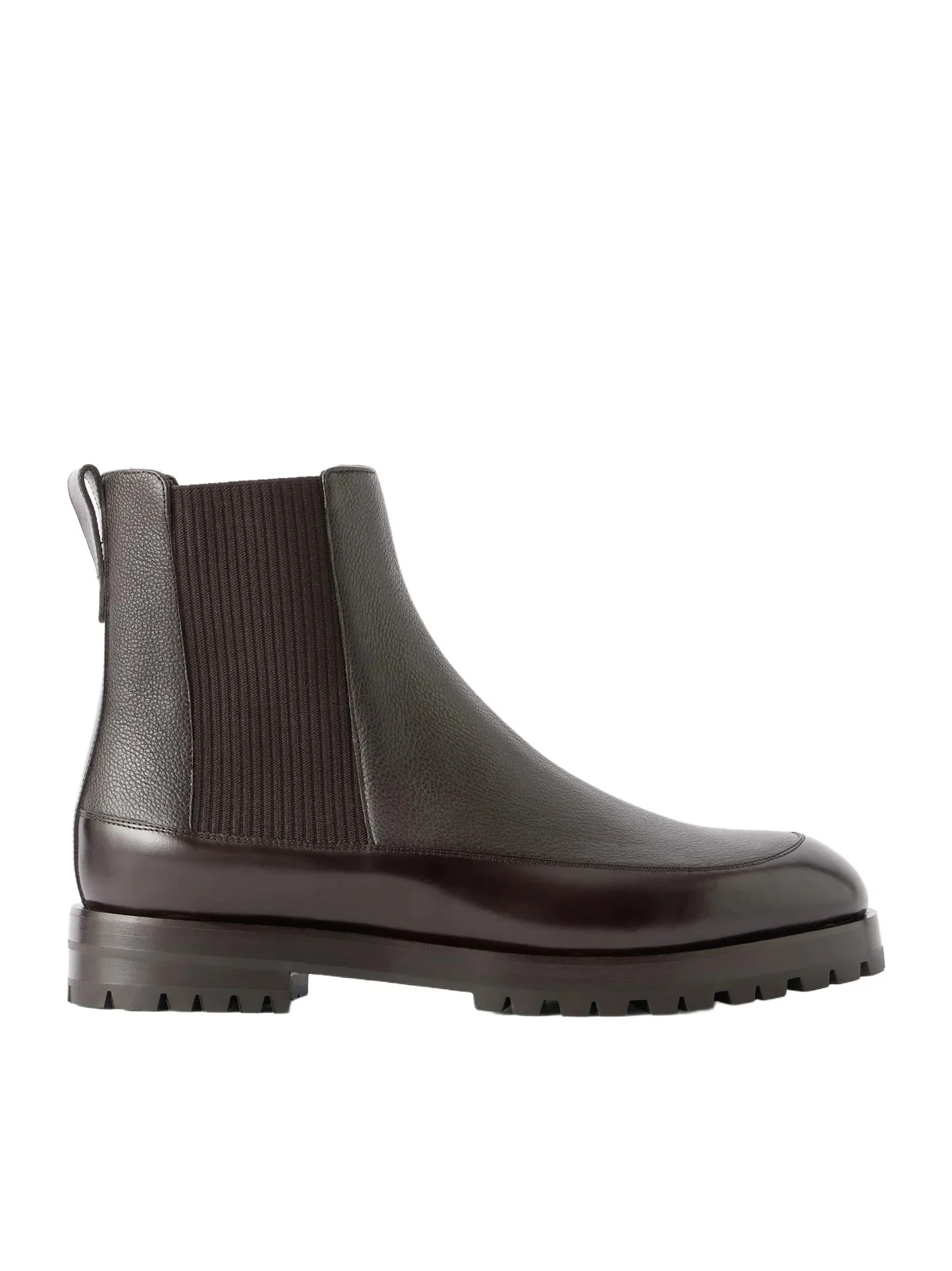 Manolo Blahnik Elvetico Manny Full-Grain Leather Chelsea Boots - Men
