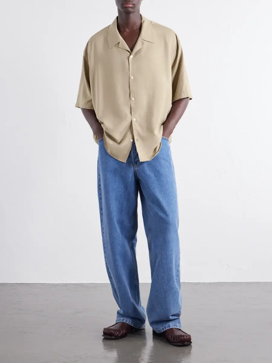 AMI PARIS Logo-Embroidered Twill Shirt - Men | Thumbnail 2 AMI PARIS Logo-Embroidered Twill Shirt - Men | Thumbnail 2