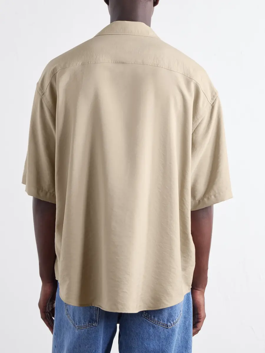AMI PARIS Logo-Embroidered Twill Shirt - Men | Thumbnail 4 AMI PARIS Logo-Embroidered Twill Shirt - Men | Thumbnail 4
