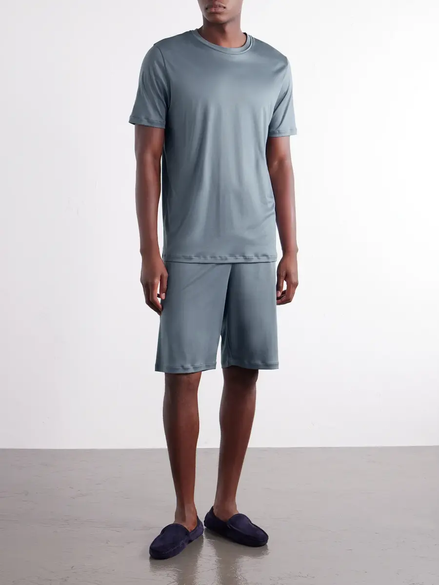 Zimmerli Sea Island Cotton-Jersey Pyjama Set - Men | Thumbnail 2