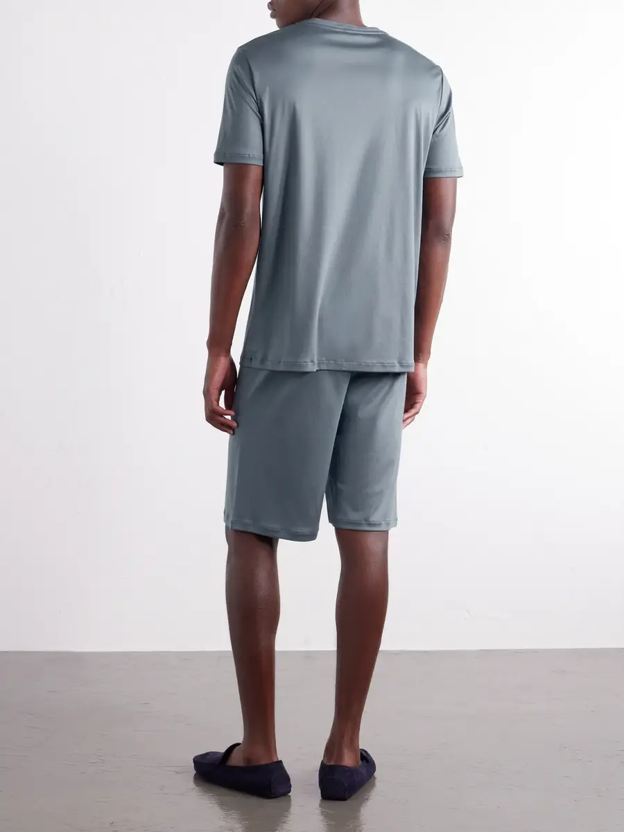 Zimmerli Sea Island Cotton-Jersey Pyjama Set - Men | Thumbnail 4