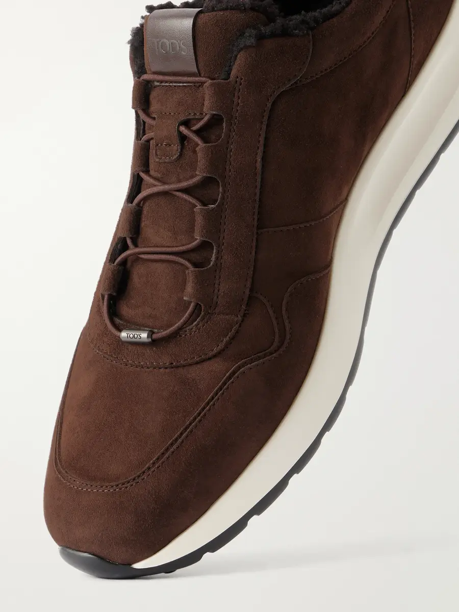 Tod's Shearling-Lined Suede Sneakers - Men | Thumbnail 5 Tod's Shearling-Lined Suede Sneakers - Men | Thumbnail 5
