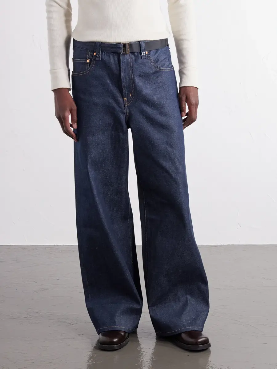 Sacai Levi's Wide-Leg Belted Jeans - Men | Thumbnail 3