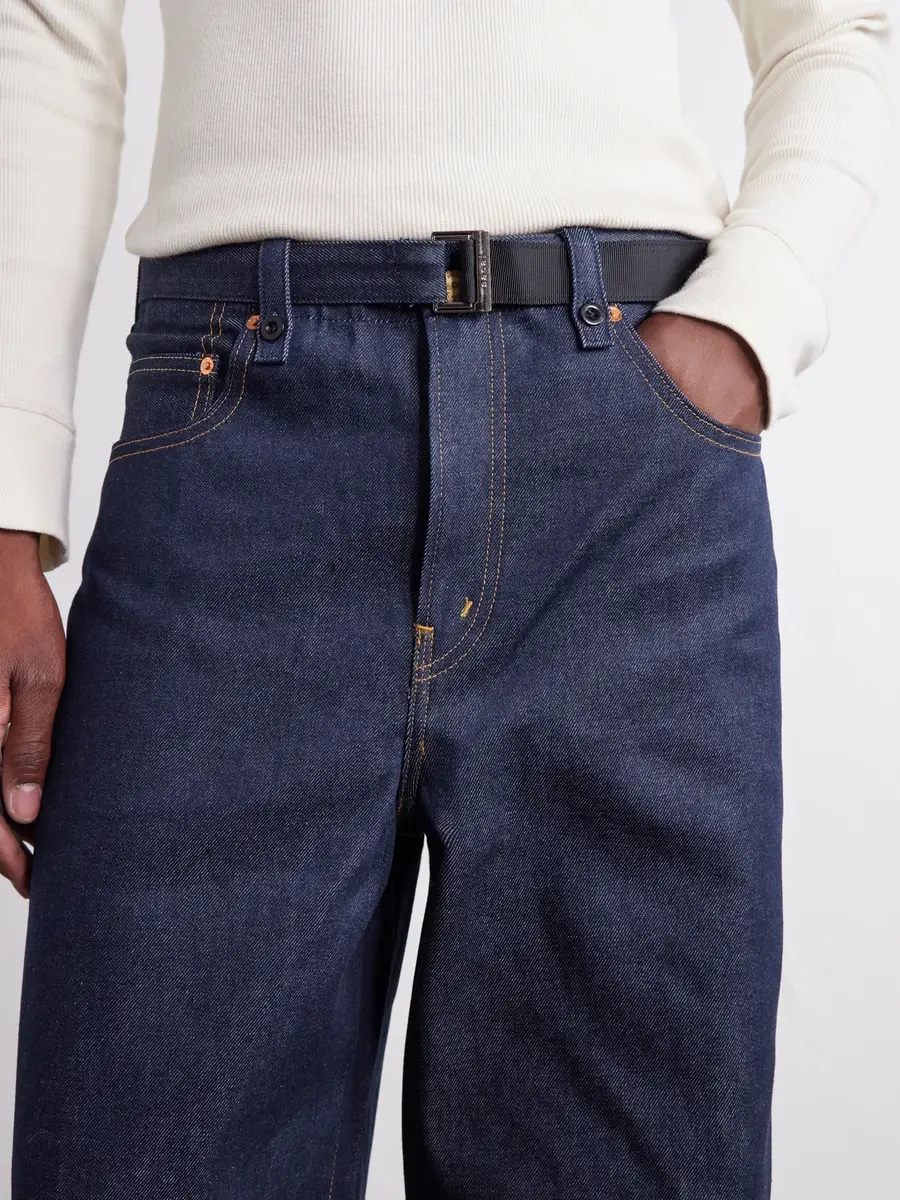 Sacai Levi's Wide-Leg Belted Jeans - Men | Thumbnail 5