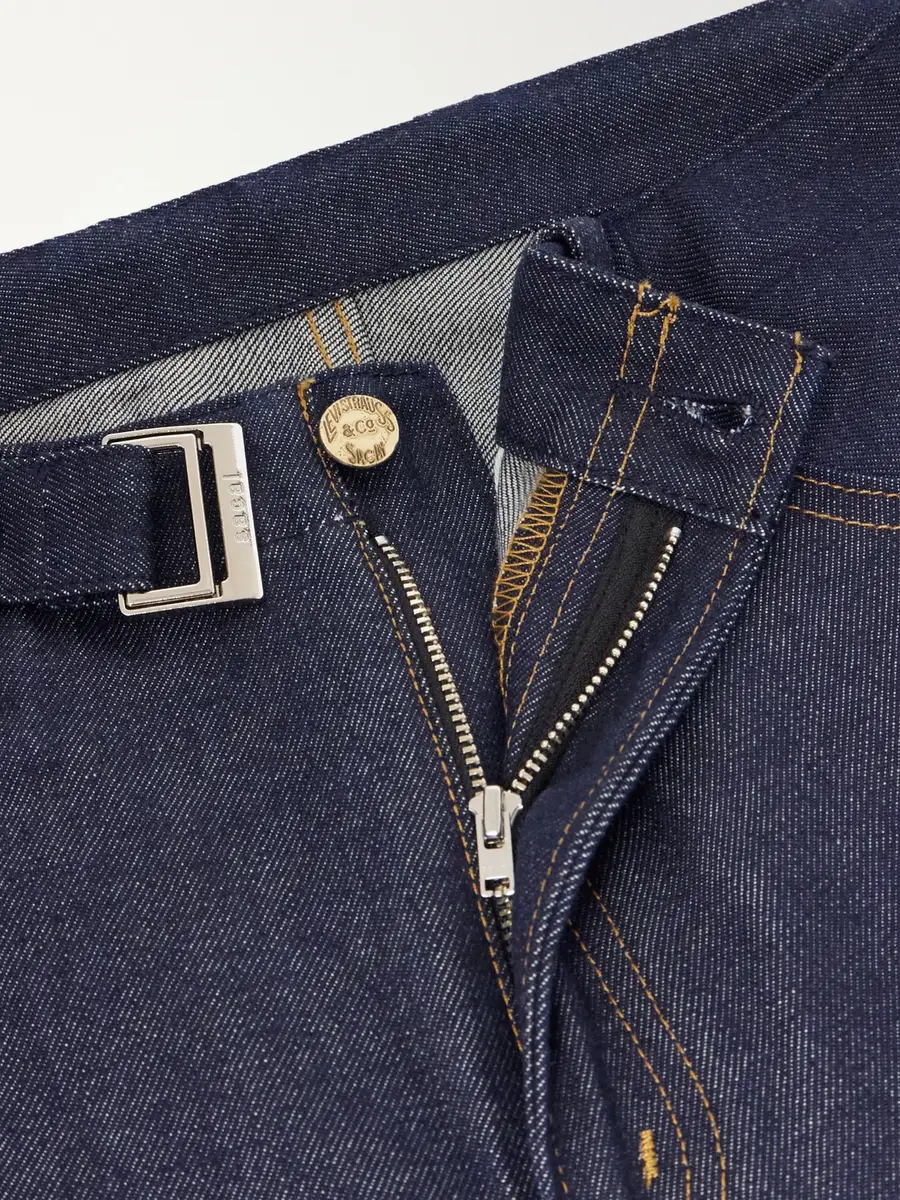 Sacai Levi's Wide-Leg Belted Jeans - Men | Thumbnail 6
