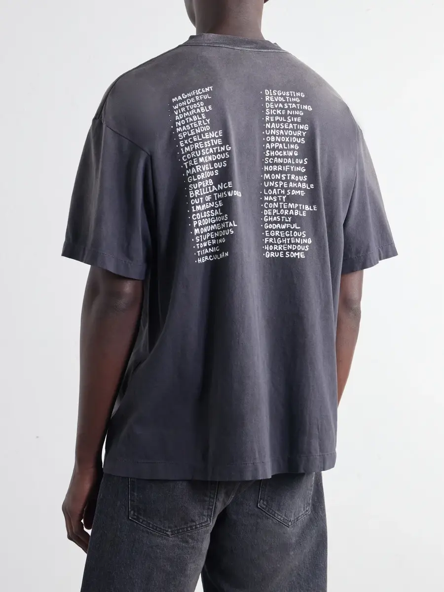 SAINT Mxxxxxx Living Printed Distressed Cotton-Jersey T-Shirt - Men | Thumbnail 4 SAINT Mxxxxxx Living Printed Distressed Cotton-Jersey T-Shirt - Men | Thumbnail 4