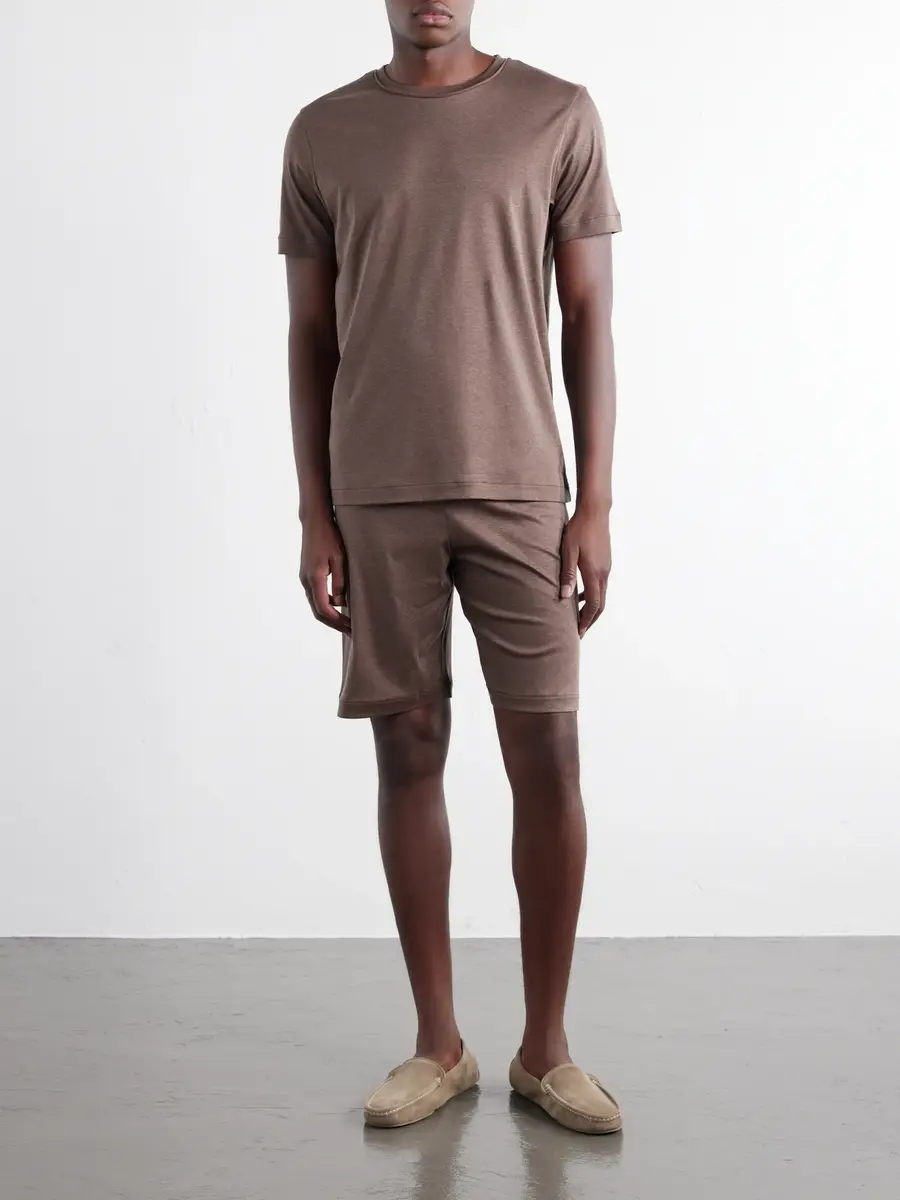 Zimmerli Sea Island Cotton-Jersey Pyjama Set - Men | Thumbnail 2