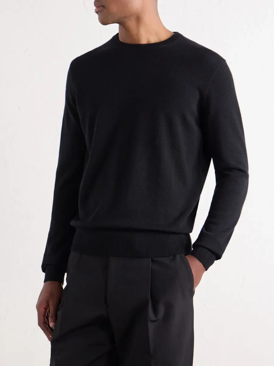 Rubinacci Cashmere Sweater - Men | Thumbnail 3 Rubinacci Cashmere Sweater - Men | Thumbnail 3